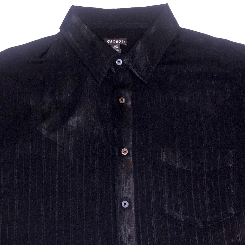 George Button Down Long Sleeve Casual Size XL